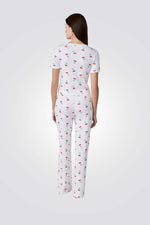 פיג'מה עם הדפס דובדבנים | איתם
