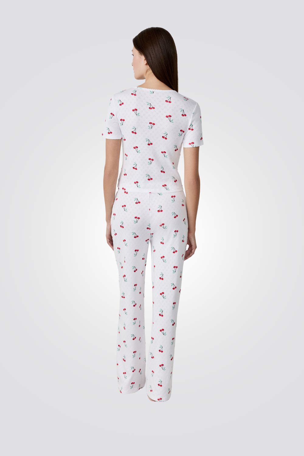 פיג'מה עם הדפס דובדבנים | איתם
