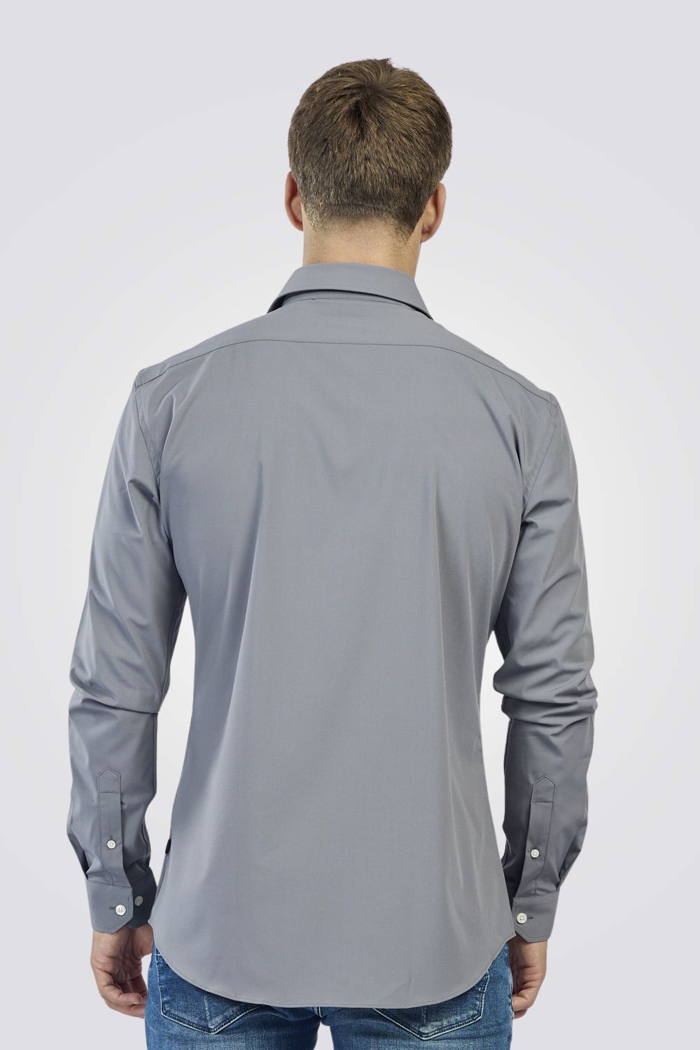 חולצה מכופתרת Slim fit לגברים | GREG NORMAN