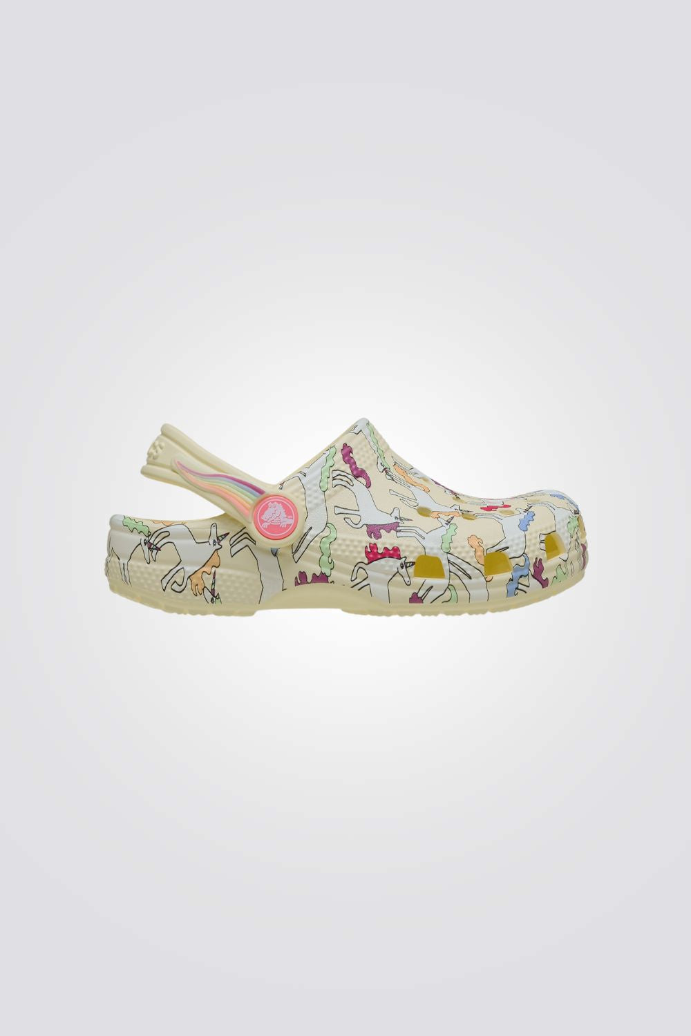 כפכפי חד קרן לילדים במידות קטנות Classic Unicorn Graphic Clog | קרוקס