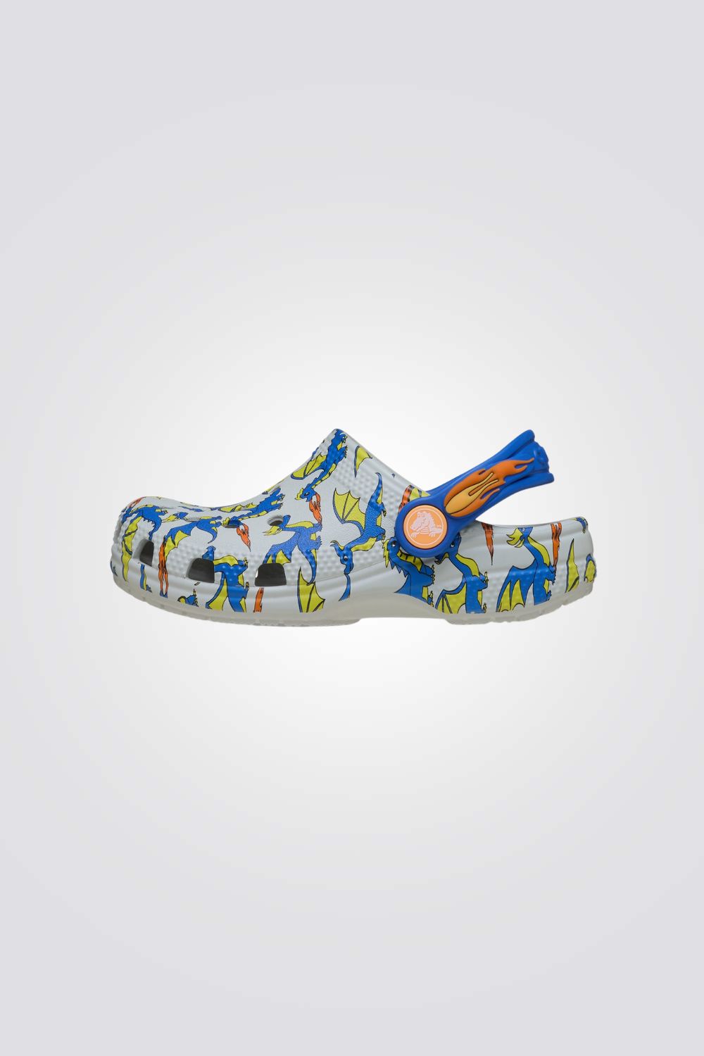 כפכפי דרקונים לילדים במידות קטנות Toddler Classic Dragon Graphic Clog | קרוקס