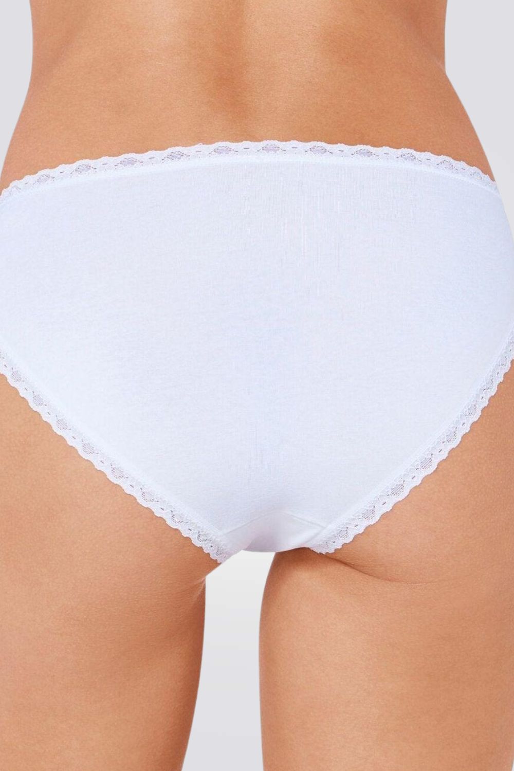 תחתוני sloggi Cotton Lace Tai לבן