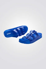 כפכפים COZY STRIPES בצבע כחול משבצות