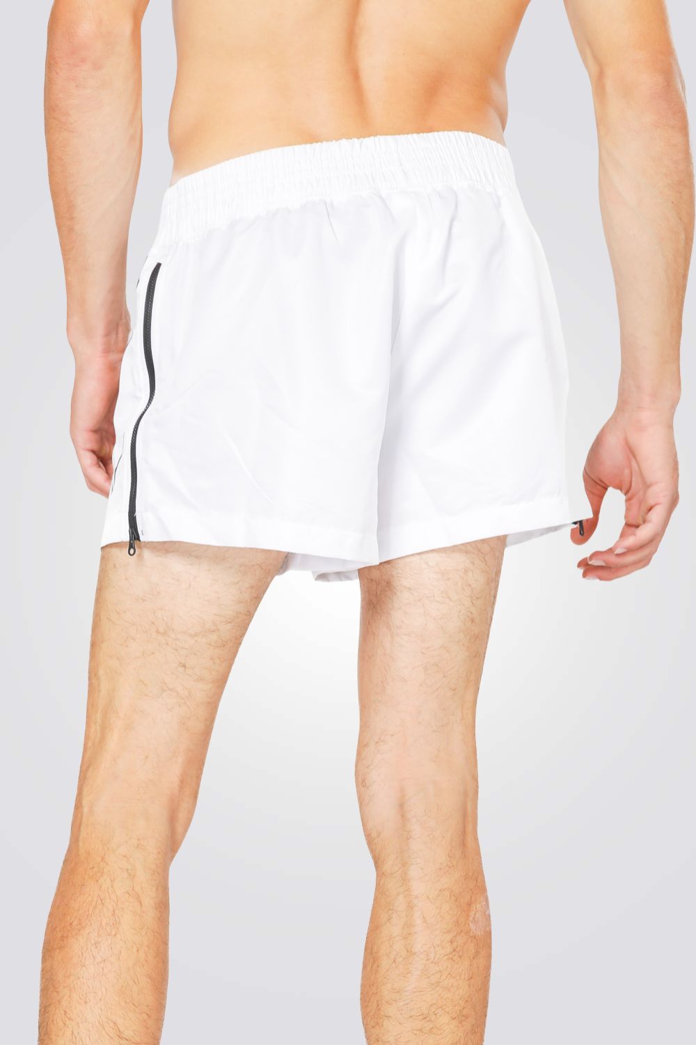 בגד ים לגברים  SOLID-COVER-UP בצבע לבן