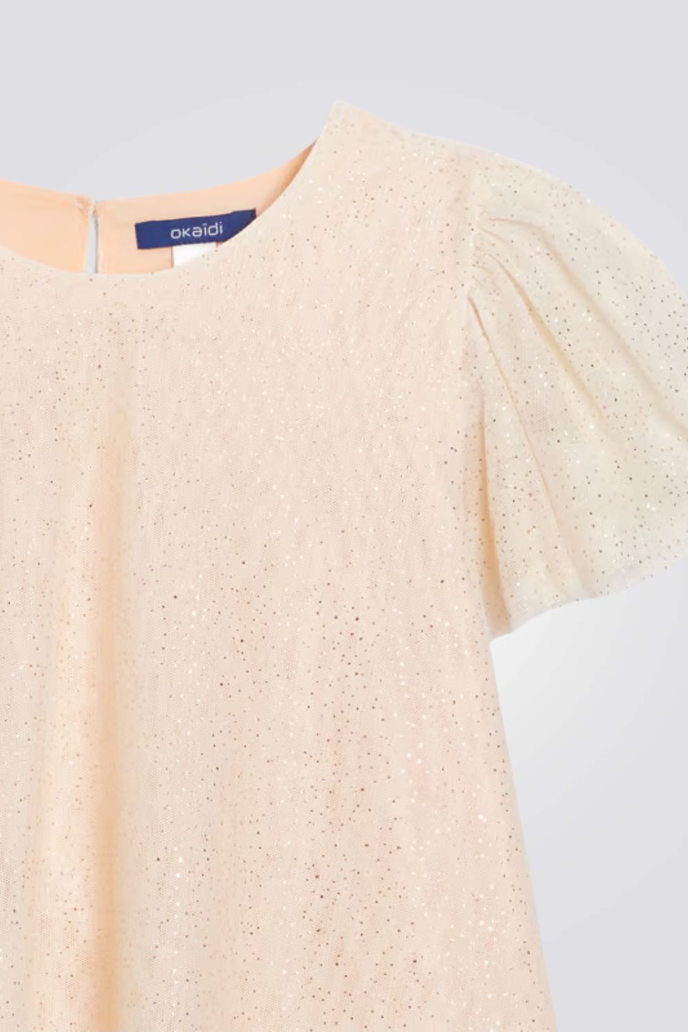 שמלת פאייטים קצרה לבנות 