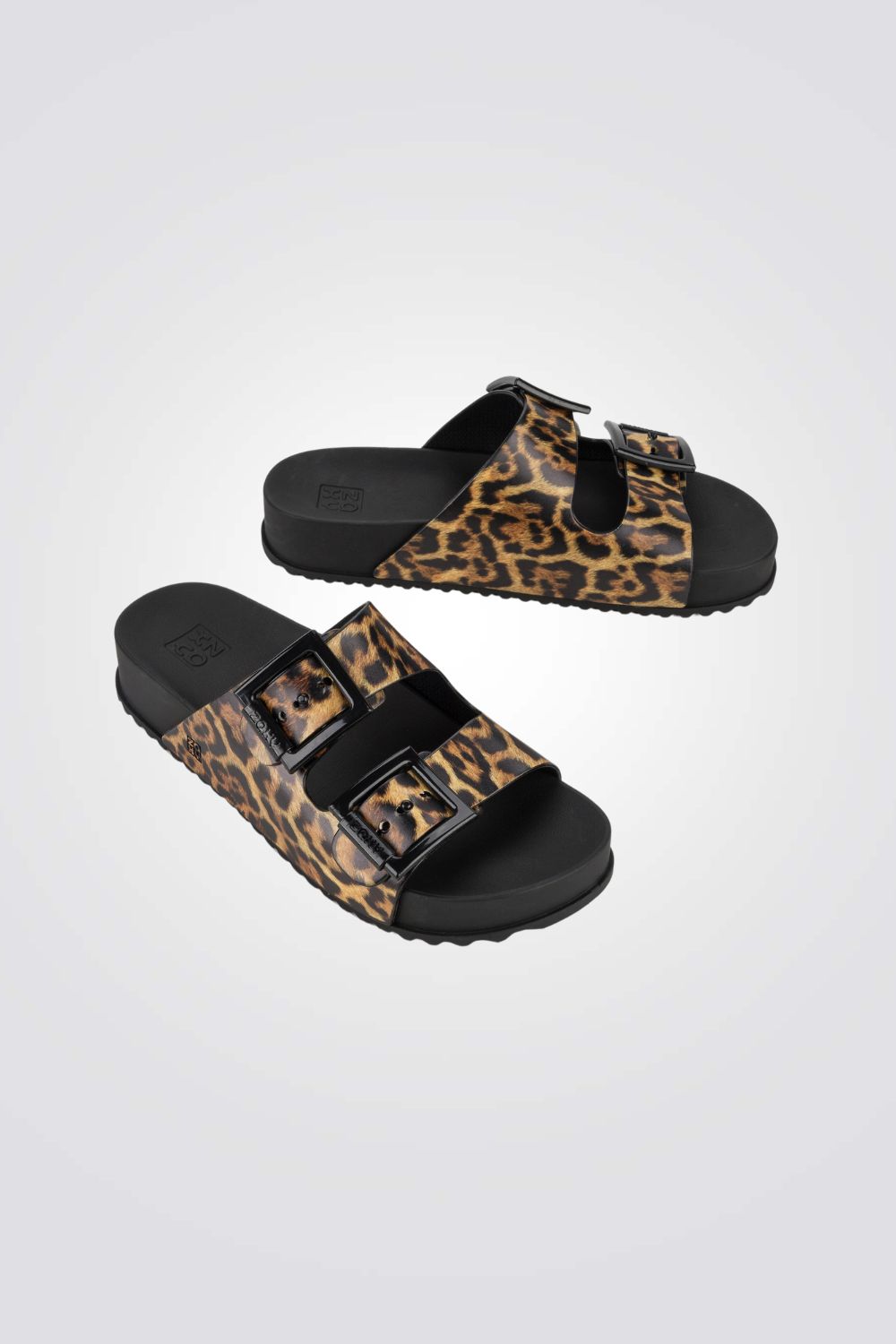 כפכפים PARTNER בצבע שחור/מנומר