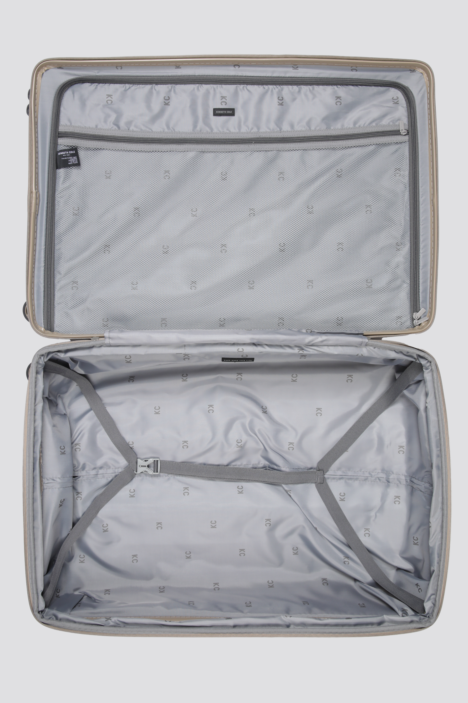 מזוודה קשיחה טרולי עלייה למטוס 19" מדגם INFLUENCE בצבע בז'