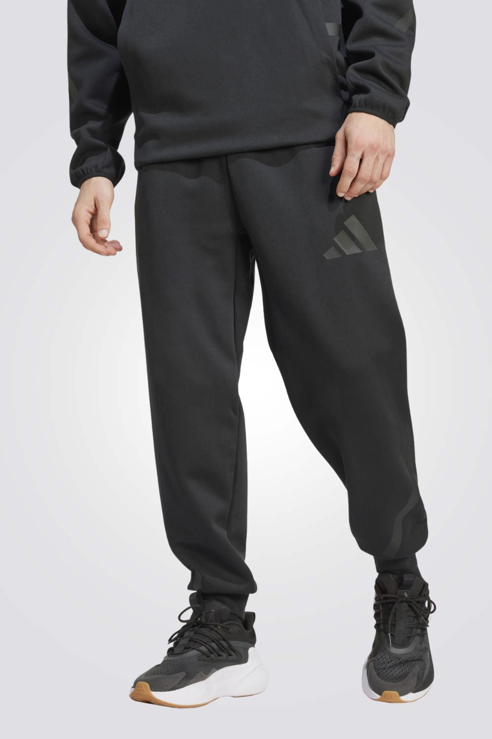מכנסי טרנינג בצבע שחור | אדידס