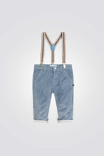 מכנסי קורדרוי לתינוקות עם שלייקס | אובייבי