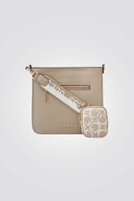 תיק צד מרובע לנשים עם ארנק 
