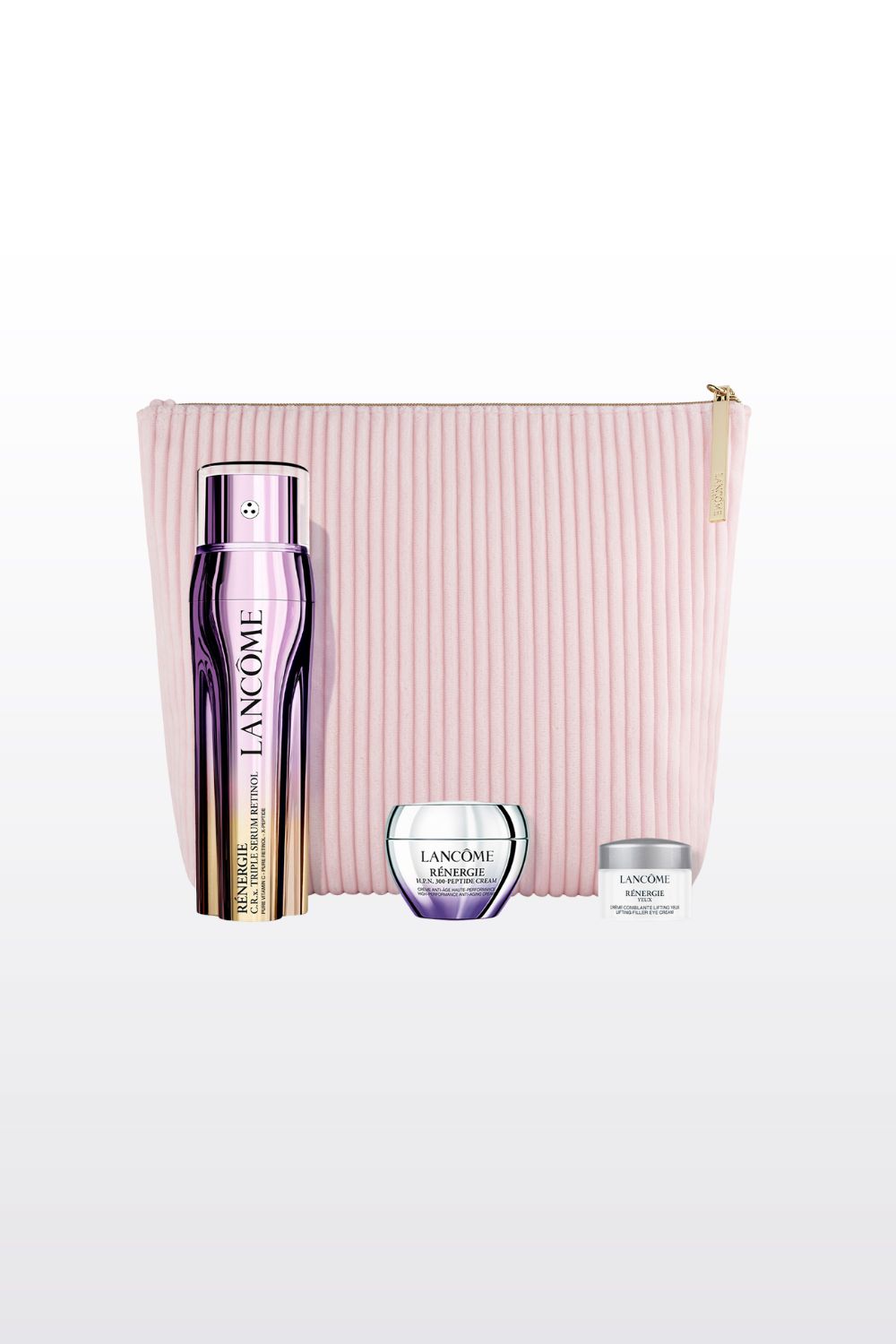 מארז טיפוח לאישה סרום 50 מ"ל + קרם פנים 15 מ"ל + קרם עיניים 5 מ"ל RENERGIE | לנקום 