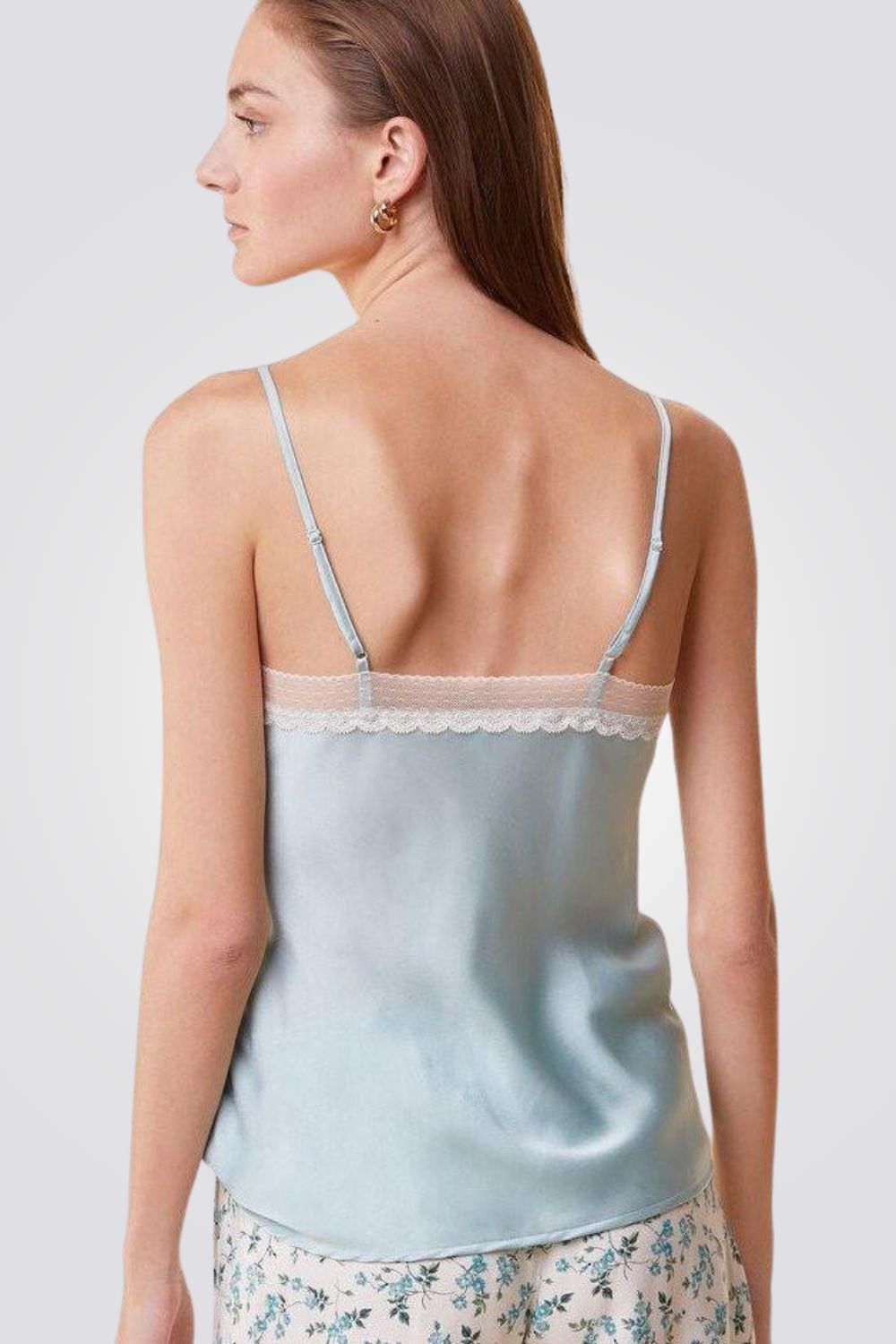 גופיית סאטן LANETH תכלת