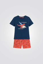 פיג'מה לילדים הדפס דינוזאורים