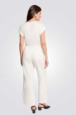 טישירט עם שרוולים קצרים והדפס | מורגן 
