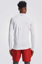 חולצת אימון ארוכה לגברים בצבע לבן