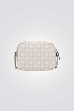 תיק כתף מיני בצבע בז' 
