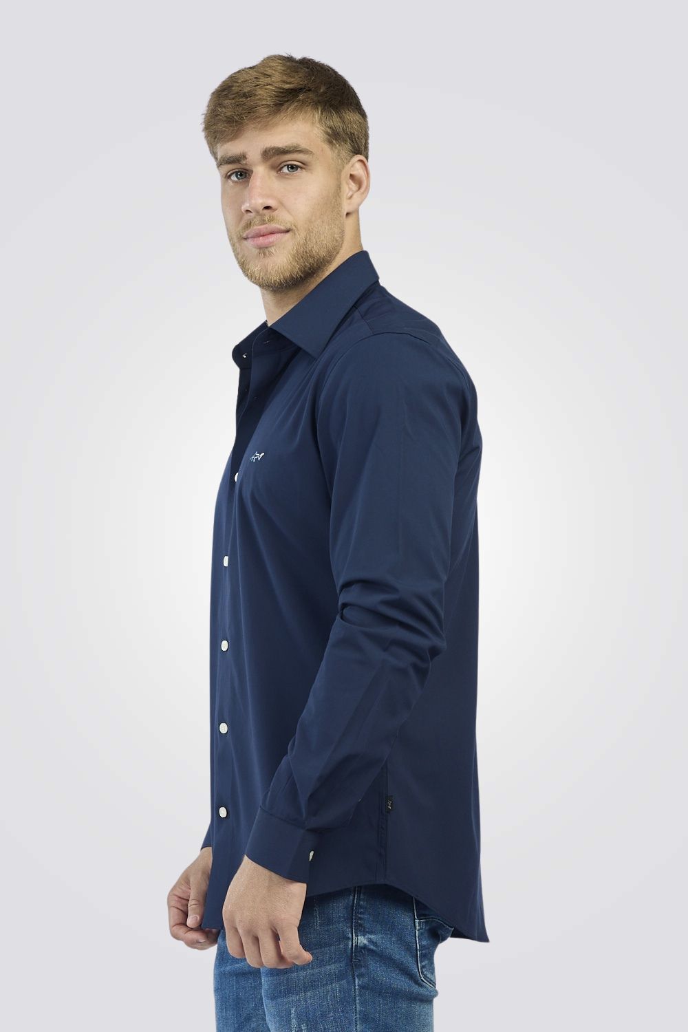 חולצה מכופתרת Slim fit לגברים | GREG NORMAN
