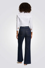 חולצה מכופתרת לנשים בצבע לבן | מורגן 
