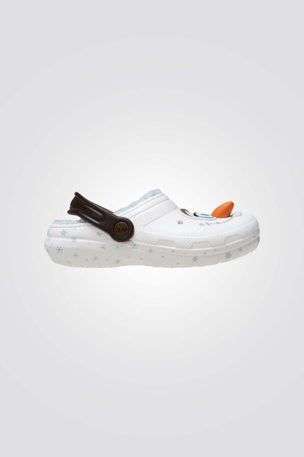 כפכפי אולף פרוזן לילדיםDisney Frozen Olaf Lined Classic Clog T | קרוקס