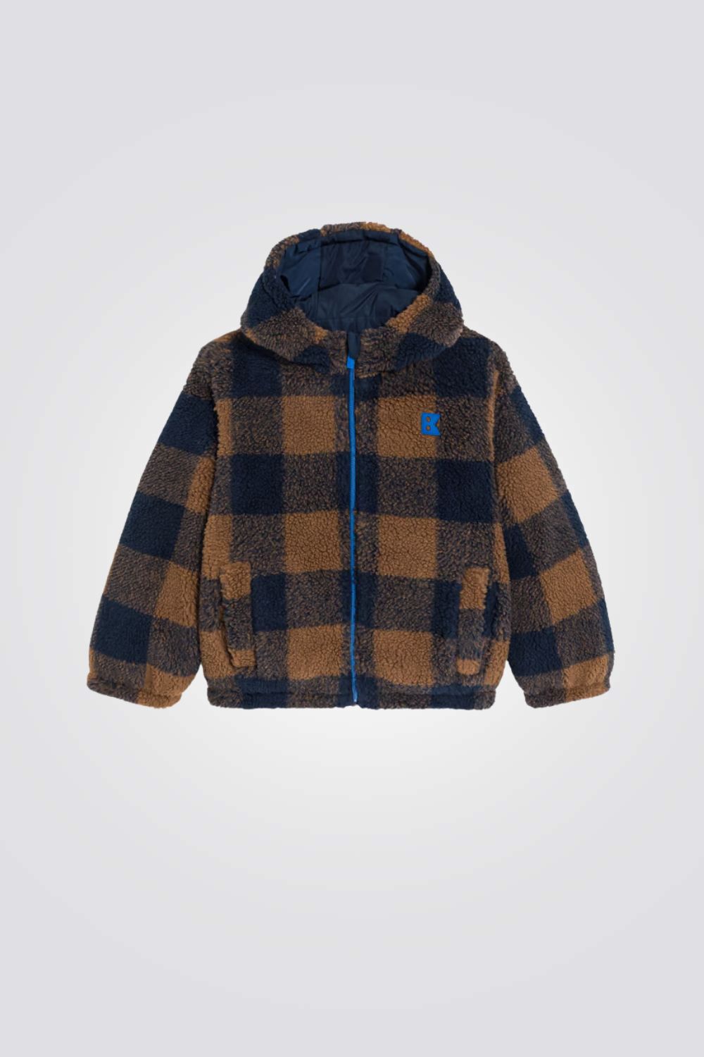 מעיל פרוותי לילדים בצבע חום