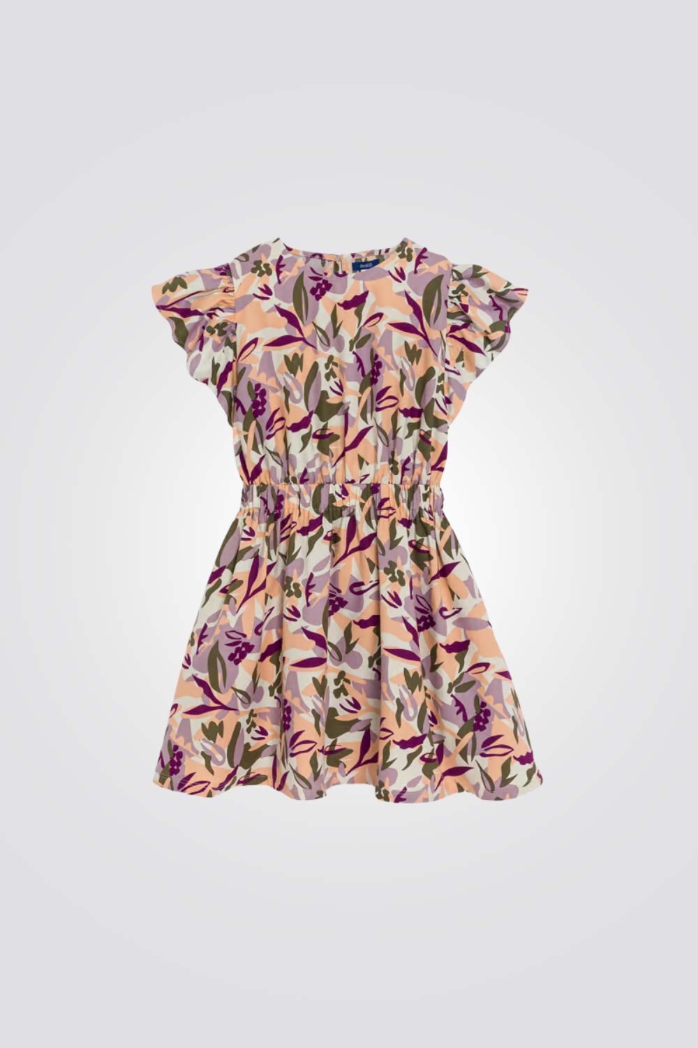 שמלה פרחונית קצרה לבנות 