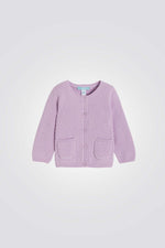 קרדיגן לתינוקות בצבע סגול | אובייבי 