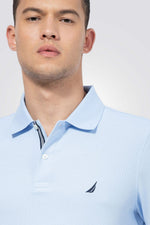 פולו SLIM FIT מנדף זיעה תכלת 