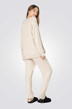 סט פיג'מת מעבר פסים