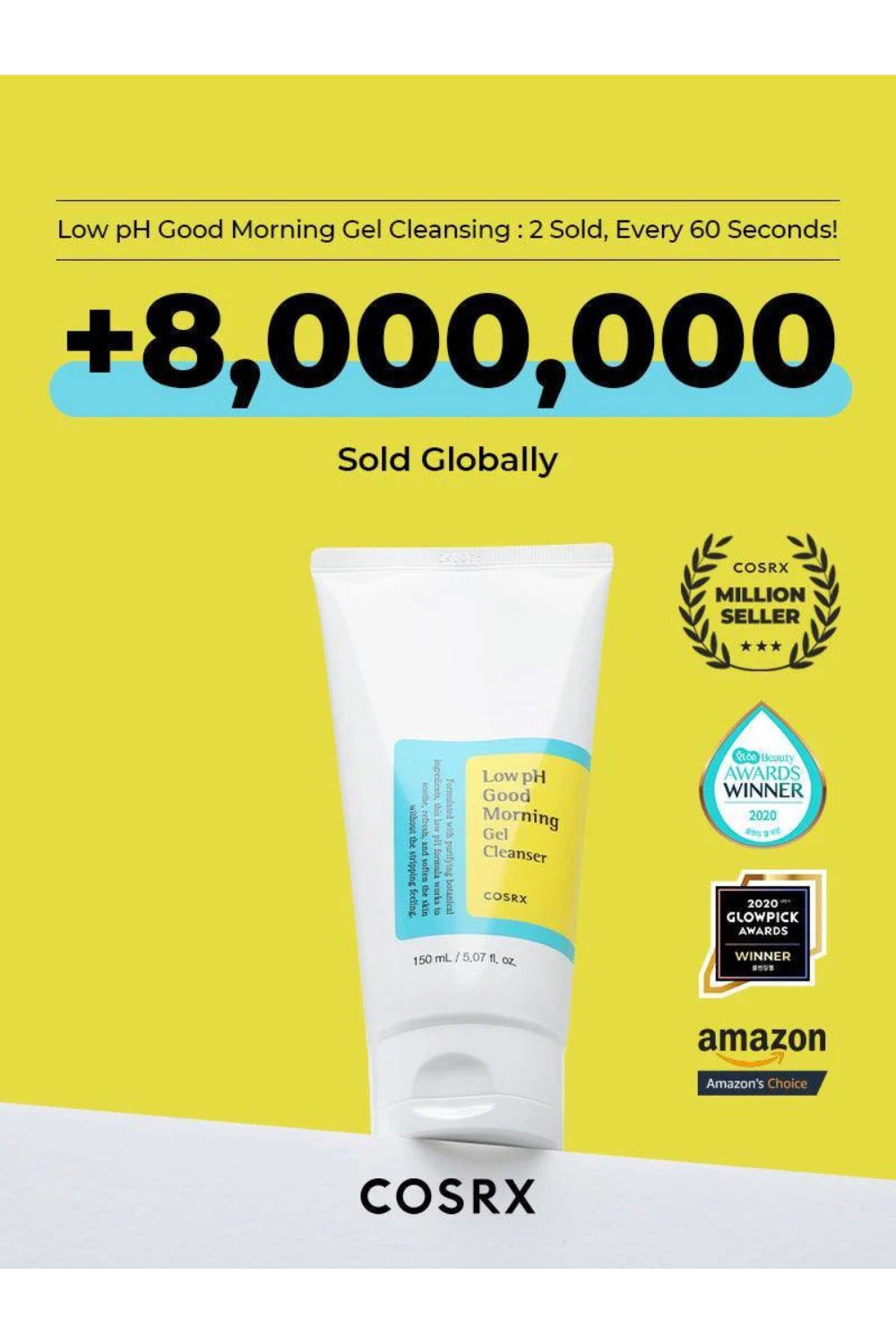 ג'ל ניקוי יומי 150 מ"ל 