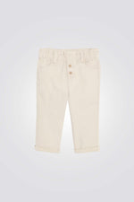 מכנסיים לתינוקות בצבע שמנת