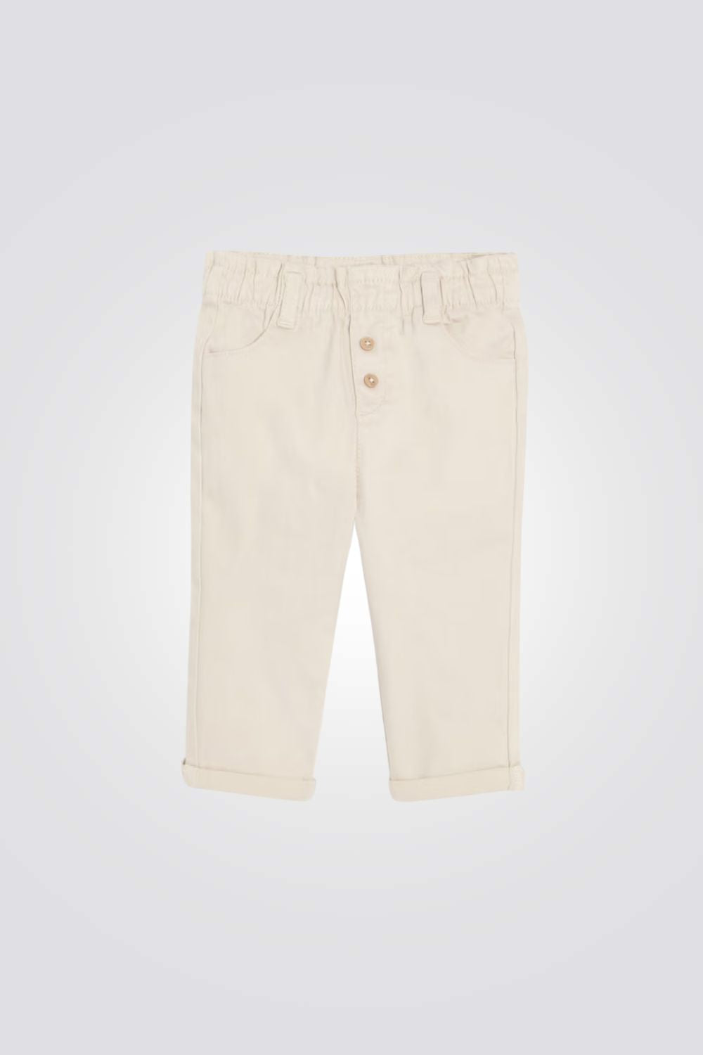 מכנסיים לתינוקות בצבע שמנת