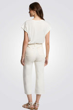 טישירט בצבע לבן הדפס SUNSET