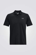 חולצת פולו  UA Performance 3.0 בצבע שחור