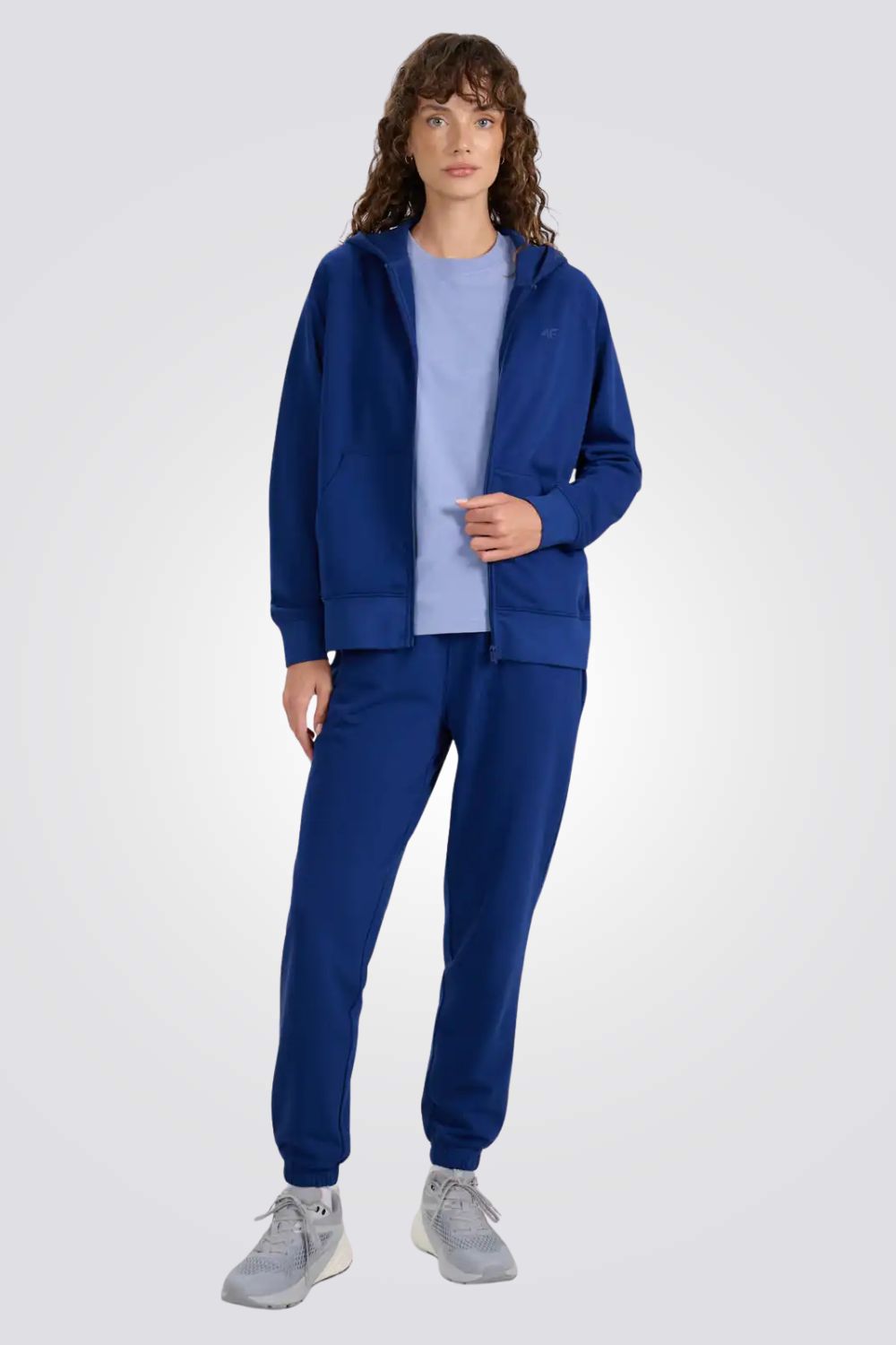 ג'קט עם כובע קפוצ'ון לנשים | 4F 