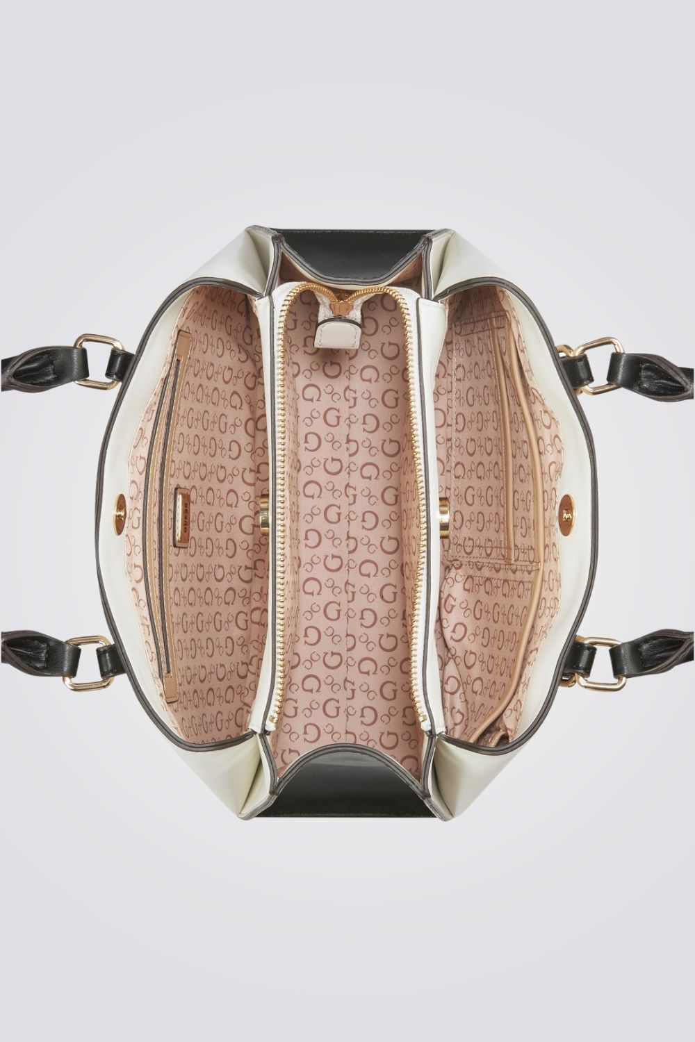 תיק יד לנשים בצבע לבן 