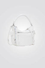 תיק יד לנשים בצבע לבן 