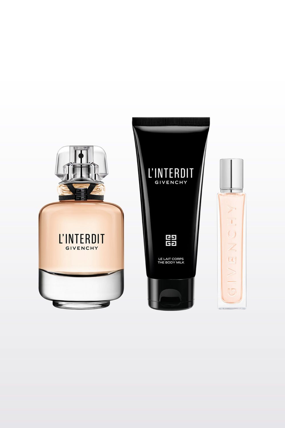 מארז בישום לאישה 80 מ"ל + 12.5 מ"ל + תחליב גוף 75 מ"ל L'INTERDIT E.D.P