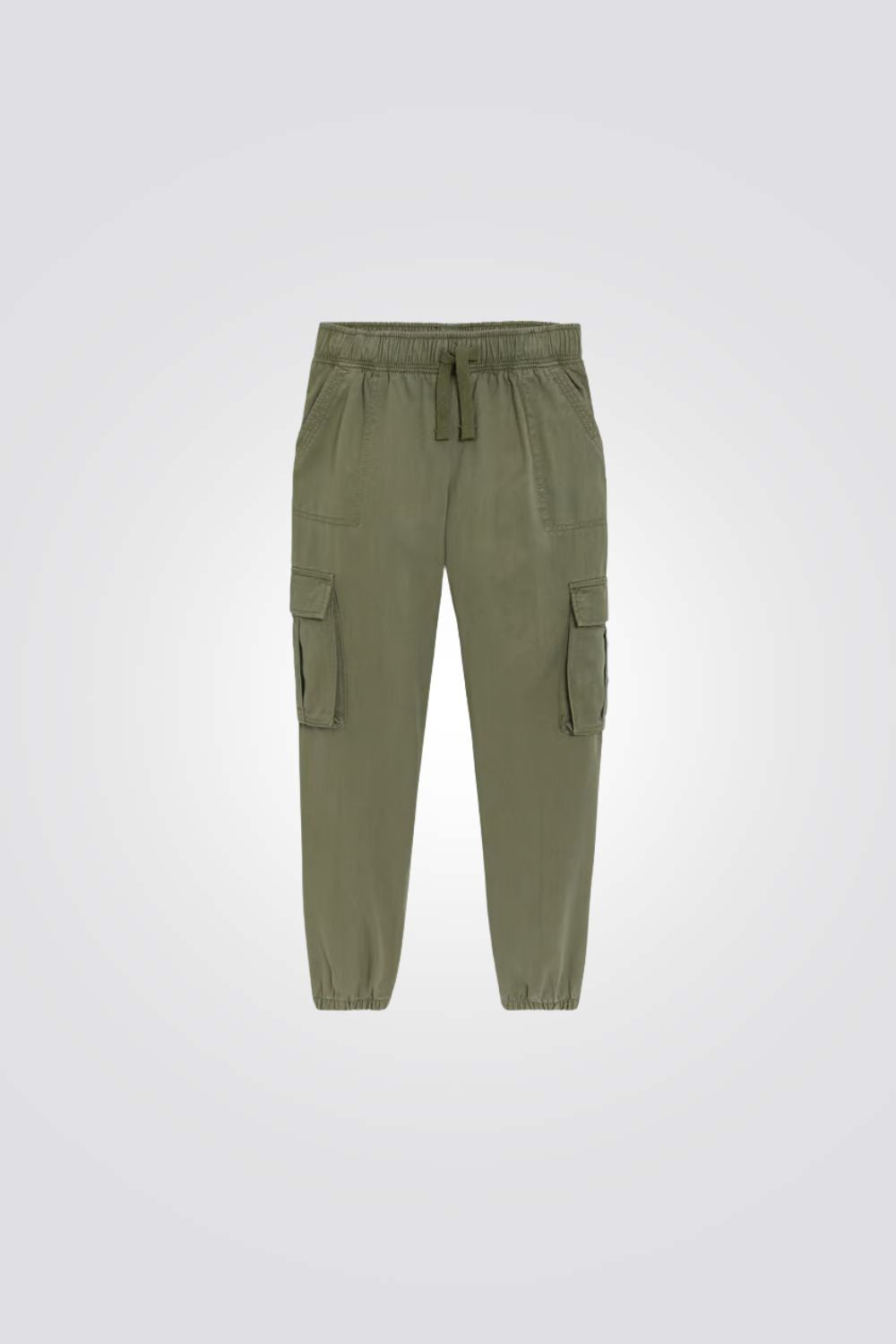 מכנסי קרגו עם גומי לילדות 