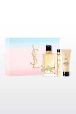 מארז בישום לאישה 90 מ"ל + 10 מ"ל + קרם גוף 50 מ"ל LIBRE E.D.P