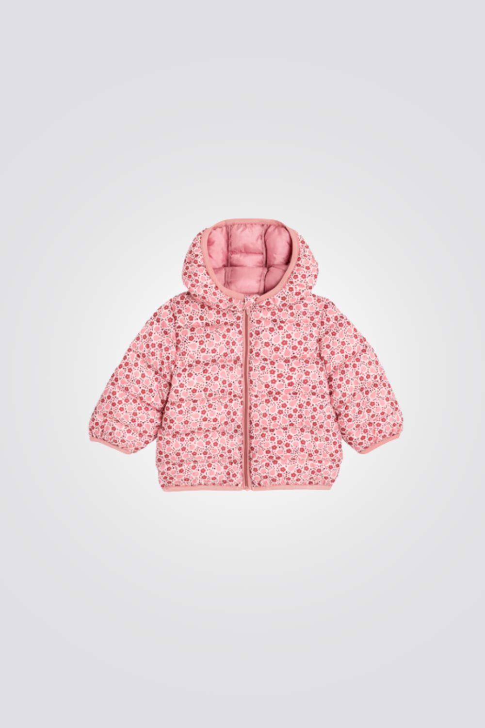 מעיל פוך פרחוני לתינוקות | אוקיידי
