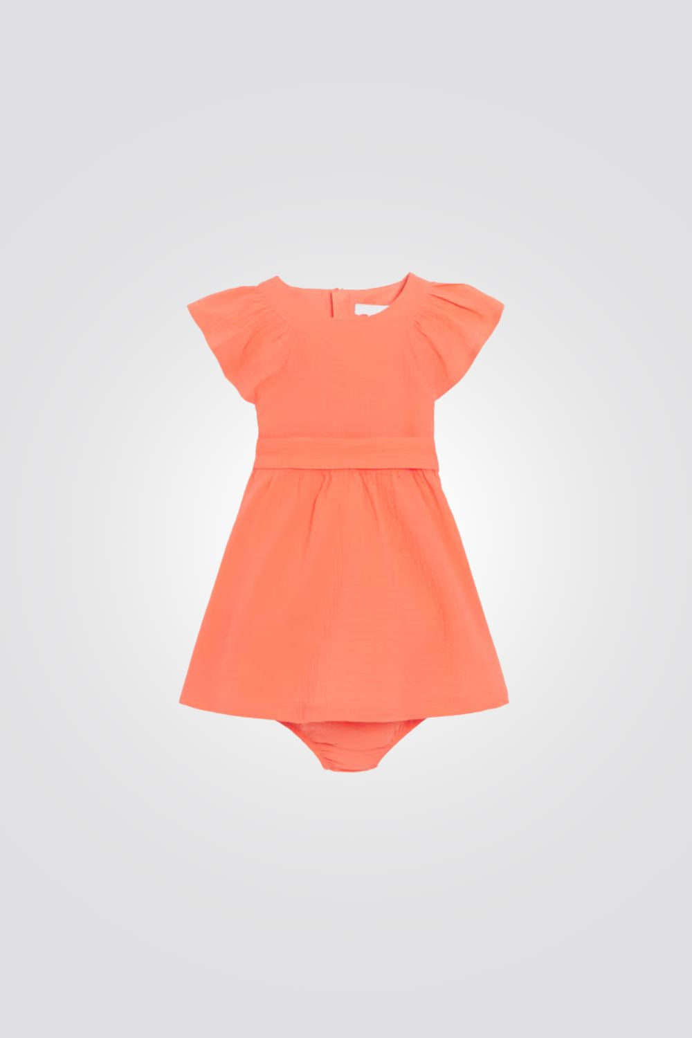 שמלה לתינוקות בצבע כתום 