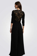 חולצת סריג לנשים עם עיטור תחרה בגב | מורגן 