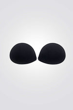 קאפים נדבקים מבד בצבע שחור