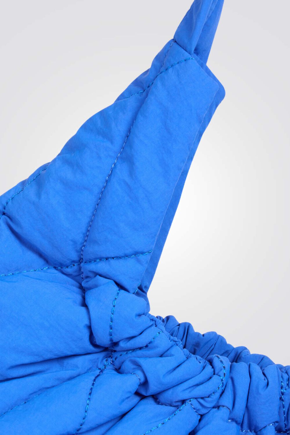 תיק יד מרופד לנשים כחול