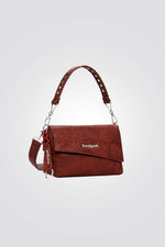 תיק כתף עם טקסטורה פרחונית | דזיגוואל 