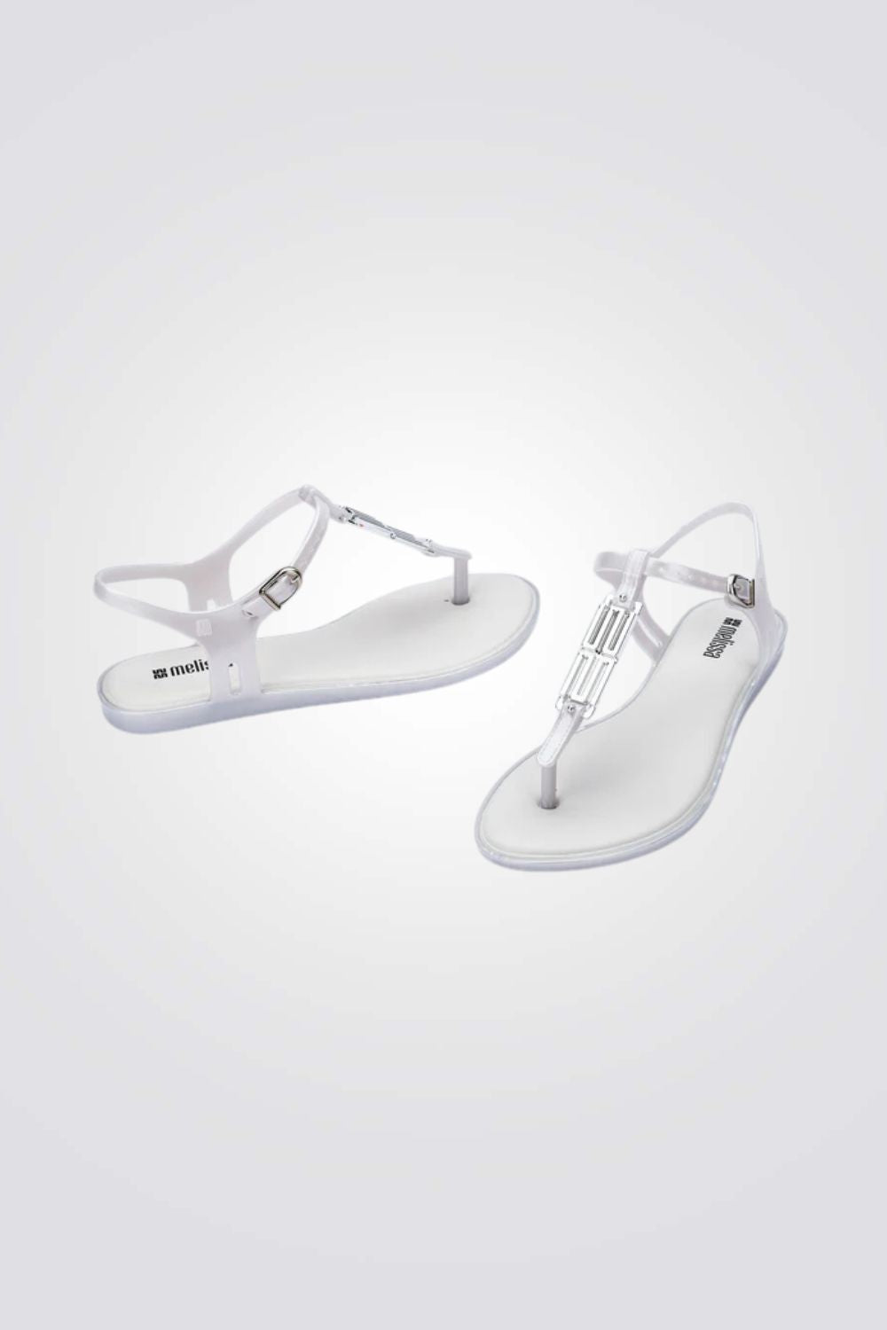 סנדלי אצבע SOLAR M CHIC בצבע לבן
