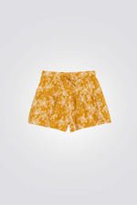 מכנסיים קצרים לילדות עם הדפס פרחוני 