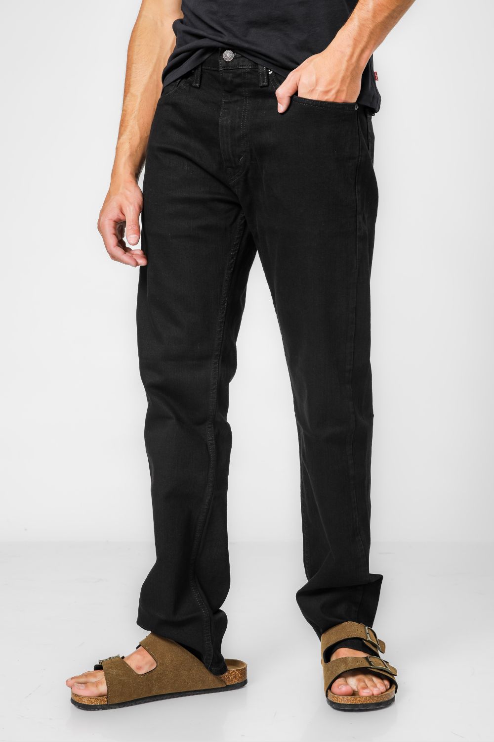 ג'ינס 505 REGULAR FIT שחור לגברים | ליווייס