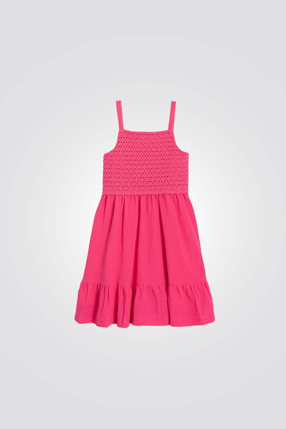 שמלה לילדות בצבע ורוד