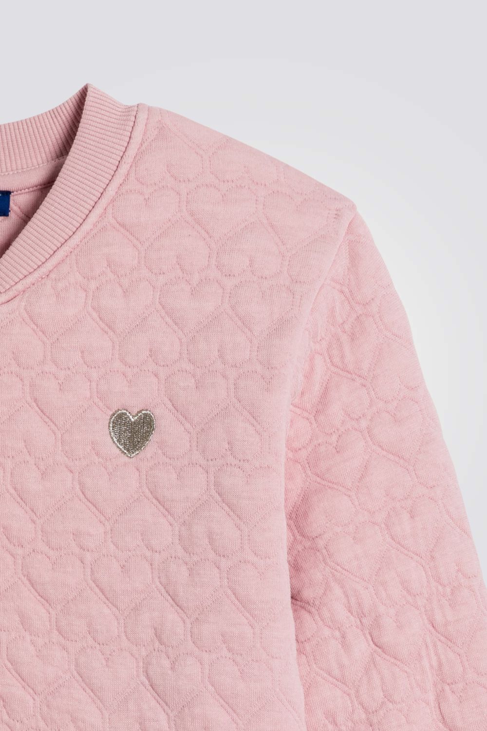 ג'קט טדי בטקסטורת לבבות  | אוקיידי